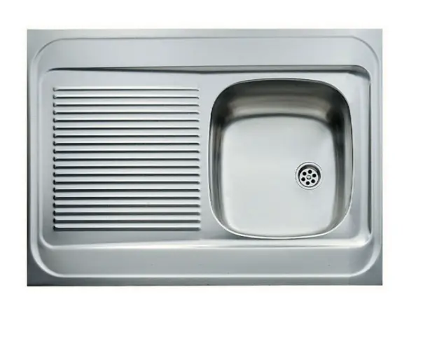 Nerezový drez Teka - L800.600 1B 1D X