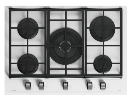 Sklenená plynová varná doska Teka - GZC 75330 XBC WH 