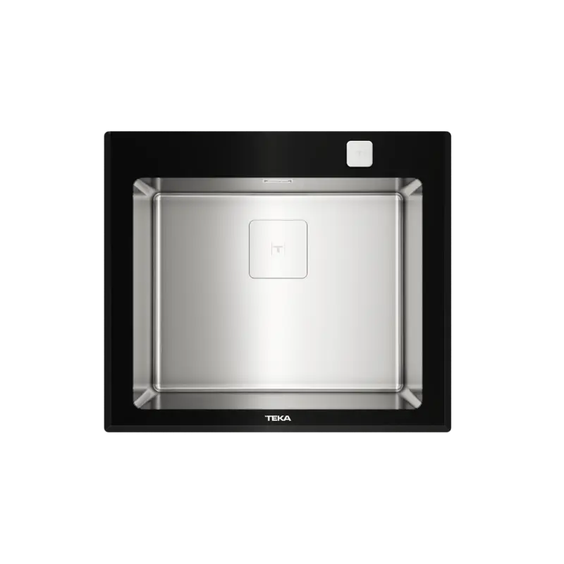 Sklenený drez Teka - DIAMOND RS15 1B BK