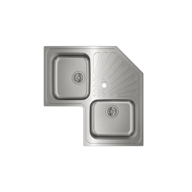 Nerezový drez Teka - ANGULAR 2B X