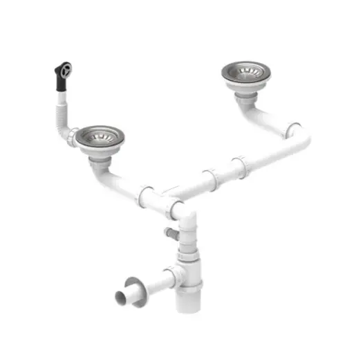 Odtoková súprava Teka - KIT MAN. WASTE TEKA 1½/2B W/WO/OVF RND SP